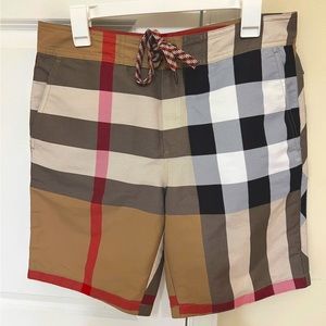 Men’s Authentic Burberry Swim Trunks size M
